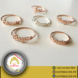 Customized Ring | Gold Plated Ring | Ring | Name Ring | Own Style and Fashion Ring | Own Design Ring
